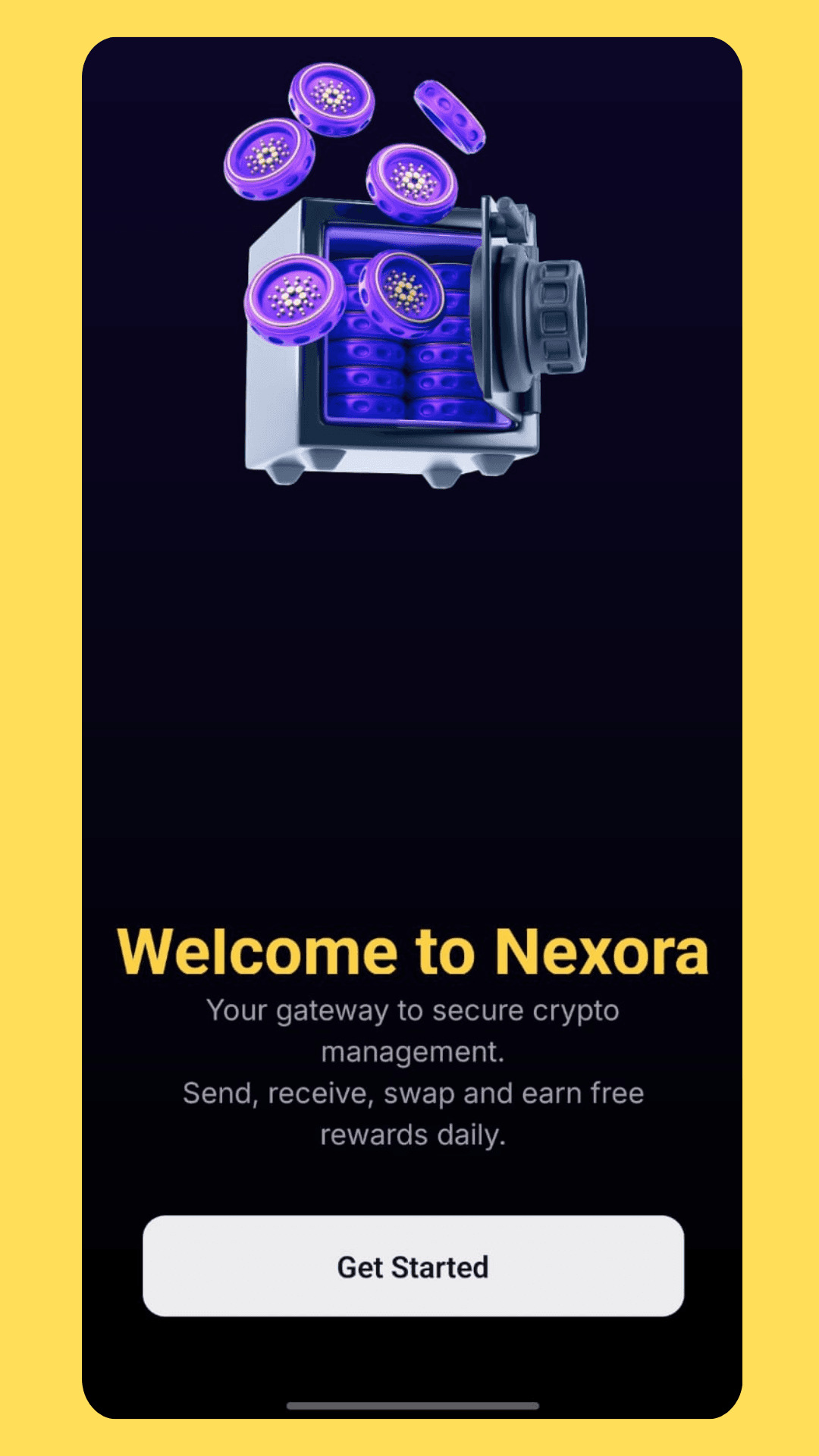 Nexora App Screen 1